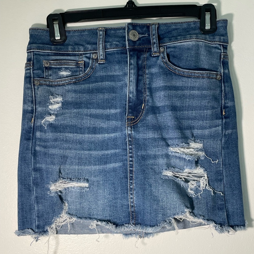 American Eagle Outfitters Blue Jean Skirt